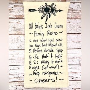 Custom Recipe Kitchen Towels